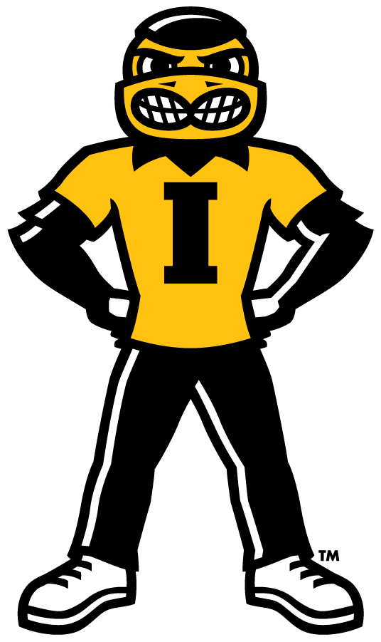 Iowa Hawkeyes 2013-Pres Mascot Logo v3 diy iron on heat transfer